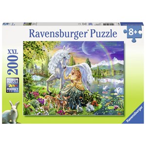 Ravensburger (12642) - Adrian Chesterman: "Gathering at Twilight" - 200 pieces puzzle