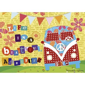 Educa (16278) - "Life is a Beautiful Adventure" - 500 pieces puzzle