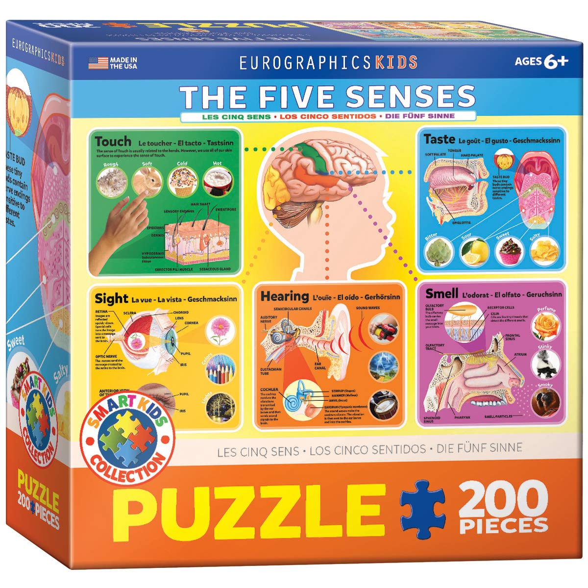 200-Piece Eurographics The Five Senses Puzzle 