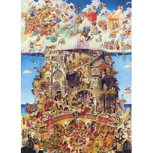 Heye (29118) - Hugo Prades: "Heaven and Hell" - 1500 pieces puzzle