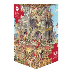 Heye (29118) - Hugo Prades: "Heaven and Hell" - 1500 pieces puzzle