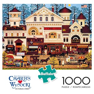 Buffalo Games (11447) - Charles Wysocki: "Victorian Street" - 1000 pieces puzzle