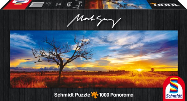 Schmidt Spiele (59287) - Mark Gray: "Desert Oak at Sunset, Northern Territory, Australia" - 1000 pieces puzzle