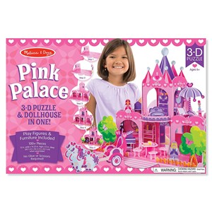 Melissa and Doug (9462) - "Pink Palace" - 100 pieces puzzle