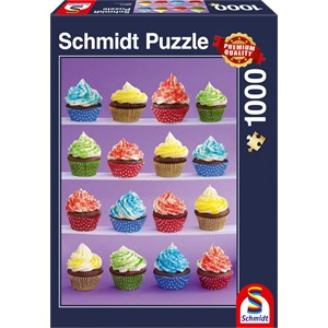 Schmidt Spiele (58217) - "Cupcakes Delight" - 1000 pieces puzzle