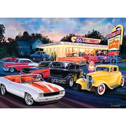 MasterPieces (71765) - Bruce Kaiser: "Dogs & Burgers" - 1000 pieces puzzle