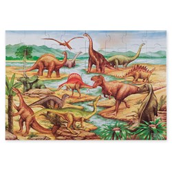 Melissa and Doug (421) - "Dinosaurs" - 48 pieces puzzle