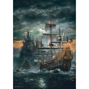Clementoni (31682) - "The Pirate Ship" - 1500 pieces puzzle