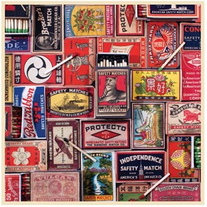 Chronicle Books / Galison (9780735349148) - "Vintage Matchboxes" - 500 pieces puzzle