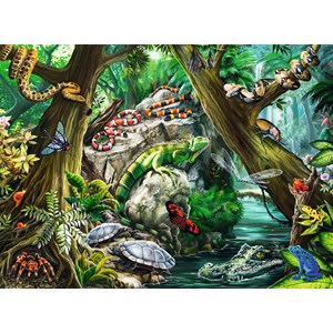 Ravensburger (10703) - "Creepy Crawlies" - 100 pieces puzzle
