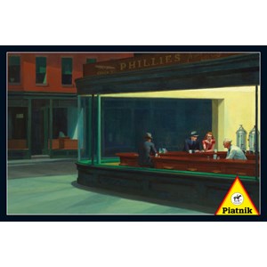 Piatnik (538445) - Edward Hopper: "Nighthawks, 1942" - 1000 pieces puzzle