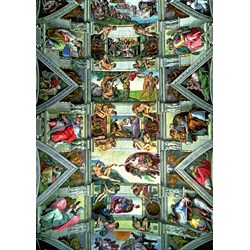 Trefl (65000) - Michelangelo: "Sistine Chapel Ceiling, Rome" - 6000 pieces puzzle