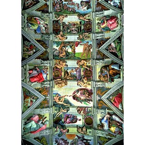 Trefl (65000) - Michelangelo: "Sistine Chapel Ceiling, Rome" - 6000 pieces puzzle