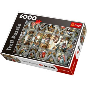 Trefl (65000) - Michelangelo: "Sistine Chapel Ceiling, Rome" - 6000 pieces puzzle