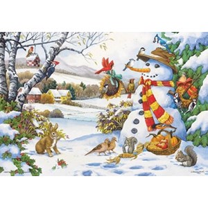 Anatolian (PER3272) - Nancy Wernersbach: "Frosty's Gifts" - 260 pieces puzzle