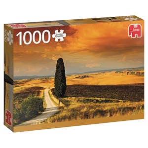 Jumbo (18362) - "Tuscan Sunset" - 1000 pieces puzzle