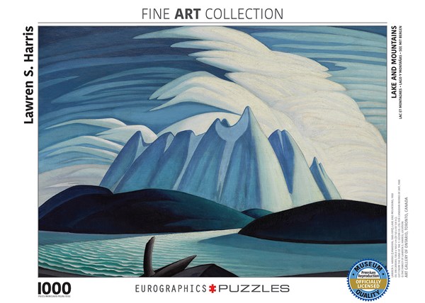 Eurographics (6000-0924) - Lawren S. Harris: "Lake and Mountains" - 1000 pieces puzzle