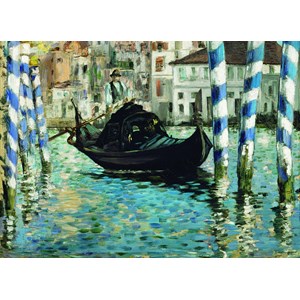 Eurographics (6000-0828) - Edouard Manet: "The Grand Canal of Venice, Blue Venice" - 1000 pieces puzzle