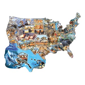 SunsOut (96041) - Cynthie Fisher: "Wild America" - 600 pieces puzzle