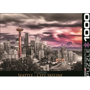Eurographics (6000-0660) - "Seattle City Skyline" - 1000 pieces puzzle