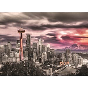 Eurographics (6000-0660) - "Seattle City Skyline" - 1000 pieces puzzle