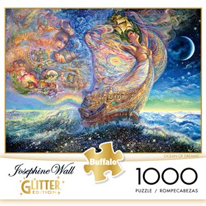 Buffalo Games (11728) - Josephine Wall: "Ocean of Dreams (Glitter Edition)" - 1000 pieces puzzle