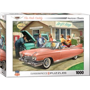 Eurographics (6000-0955) - "The Pink Caddy" - 1000 pieces puzzle