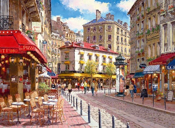 Ravensburger (14116) - "Quaint Shops" - 500 pieces puzzle