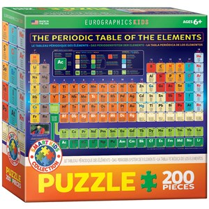 Eurographics (6200-1001) - "The Periodic Table of the Elements" - 200 pieces puzzle