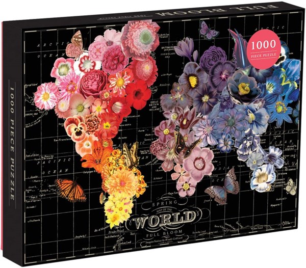 Chronicle Books / Galison (9780735351202) - Wendy Gold: "Full Bloom" - 1000 pieces puzzle