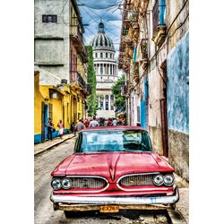 Educa (16754) - "Vintage Car In Old Havana" - 1000 pieces puzzle