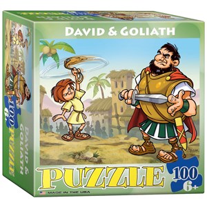 Eurographics (8100-0347) - "David & Goliath" - 100 pieces puzzle