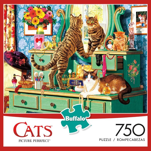 Buffalo Games (17082) - Steve Read: "Picture Purrfect" - 750 pieces puzzle