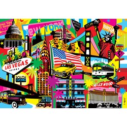 Buffalo Games (2724) - "Vivid America" - 300 pieces puzzle