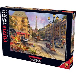 Anatolian (4542) - Dominic Davison: "Paris Street Life, France" - 1500 pieces puzzle