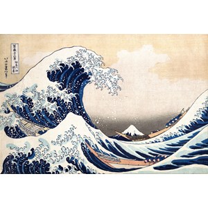 Piatnik (569845) - Hokusai: "The Great Wave" - 1000 pieces puzzle