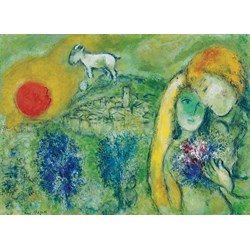 Eurographics (6000-0848) - Marc Chagall: "The Lovers of Vence" - 1000 pieces puzzle
