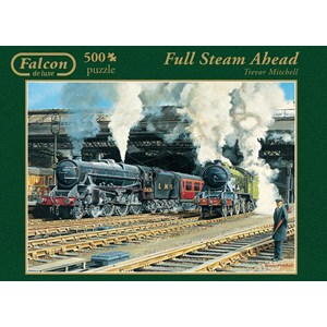 Falcon (11120) - Trevor Mitchell: "Full Steam Ahead" - 500 pieces puzzle