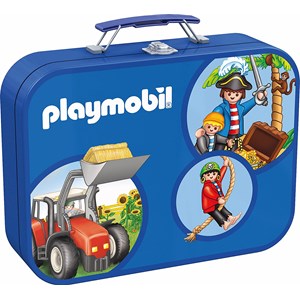 Schmidt Spiele (55599) - "Playmobil Tin" - 60 100 pieces puzzle