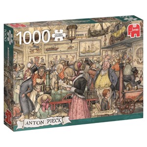 Jumbo (17094) - Anton Pieck: "The Fair" - 1000 pieces puzzle