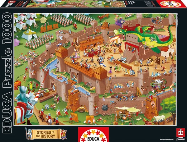 Educa (16343) - "Middle Ages" - 1000 pieces puzzle
