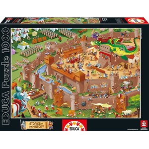 Educa (16343) - "Middle Ages" - 1000 pieces puzzle