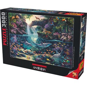 Anatolian (4908) - Steve Read: "Jungle Paradise" - 3000 pieces puzzle