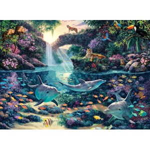 Ravensburger (17070) - Animals at the Waterhole - 3000 pieces puzzle
