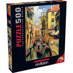 Anatolian (3543) - Haixia Liu: "Sunday in Venice" - 500 pieces puzzle