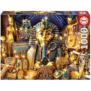 Educa (16751) - Andrew Farley: "Treasures Of Egypt" - 1000 pieces puzzle