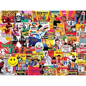White Mountain (1148PZ) - Charlie Girard: "Pop Culture" - 1000 pieces puzzle