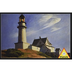 Piatnik (538544) - Edward Hopper: "Lighthouse at Two Lights" - 1000 pieces puzzle