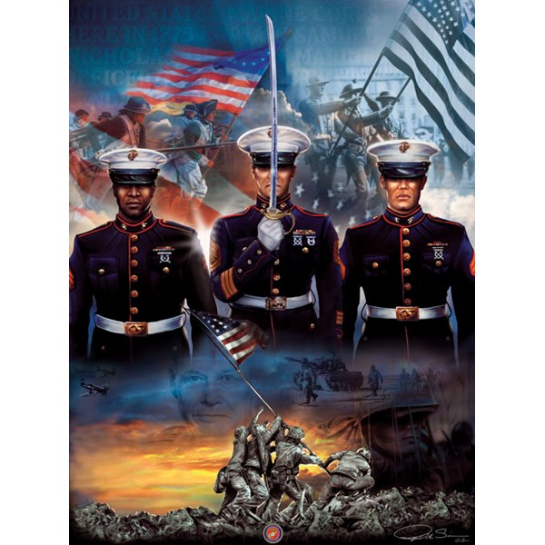 SunsOut (69029) - "The Few and the Proud" - 1000 pieces puzzle