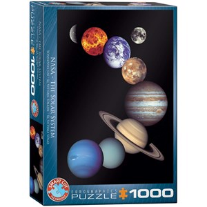 Eurographics (6000-0100) - "Nasa, The Solar System" - 1000 pieces puzzle